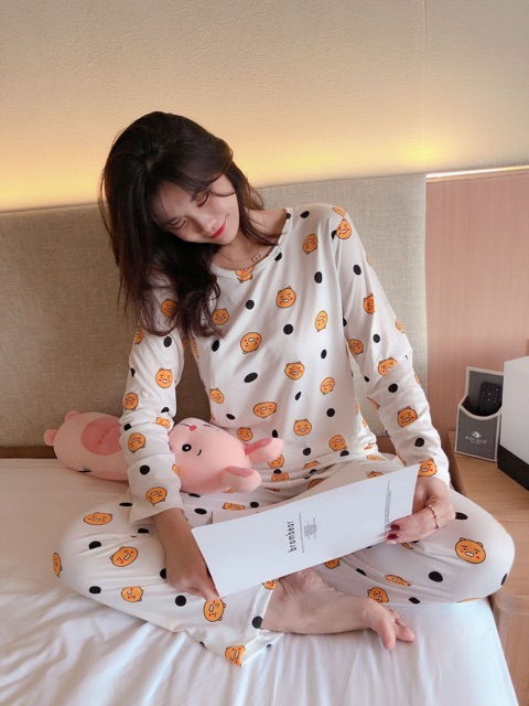 Bộ Ngủ Thun Cute Hình Dễ Thương | BigBuy360 - bigbuy360.vn