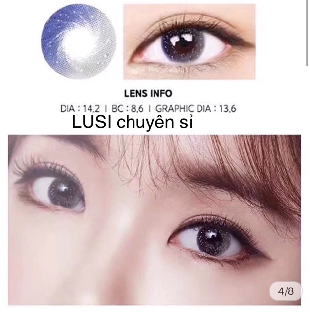 1 cặp Lens GALAXY DẢI NGÂN HÀ có độ cận
