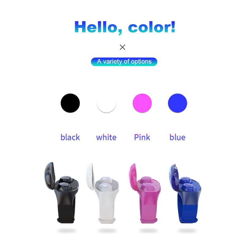HM50 TWS 2In1 Bluetooth5.0 Wireless Headset Handsfree Earbuds with Wristband Bracelet