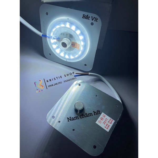 ✨ Đèn Trần, Đèn Hít Led - Đế hít nam châm - 12W Siêu Sáng