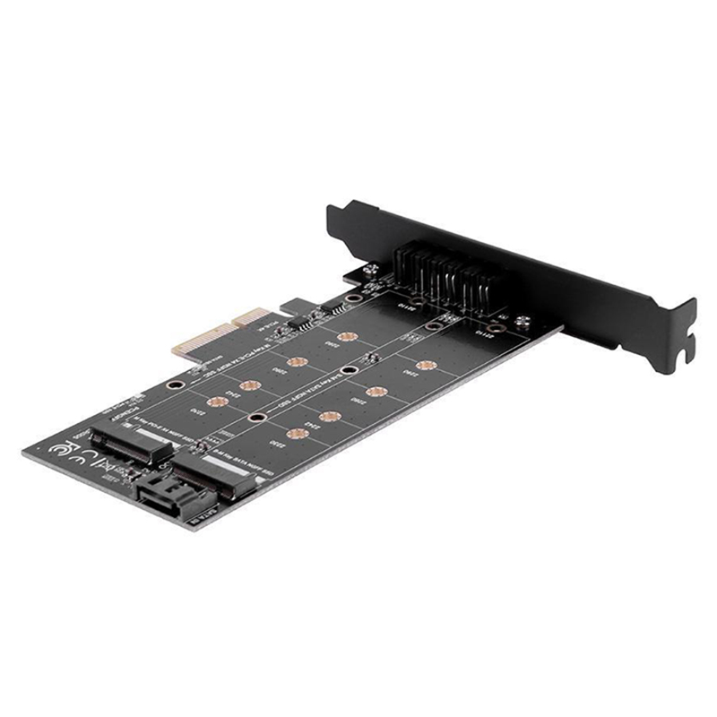 Thẻ Chuyển Đổi Pci-E 4x Sang Ngff Pcie Ssd B-Key + M-Key M.2 Ngff + Nvme Dual Giao Diện | BigBuy360 - bigbuy360.vn