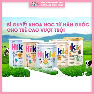Sữa hikid tăng chiều cao vị vani, socola, premium - nhập khẩu từ hàn quốc 600g