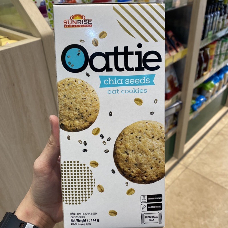 Bánh Yến Mạch Ăn Kiêng Oattie Hộp 144g