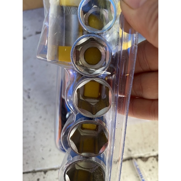 Bộ tuýp bộ khẩu 1/2 Cần Tự Động 12 món, Cần Cong 10 món LS  chắc chắn nặng tay