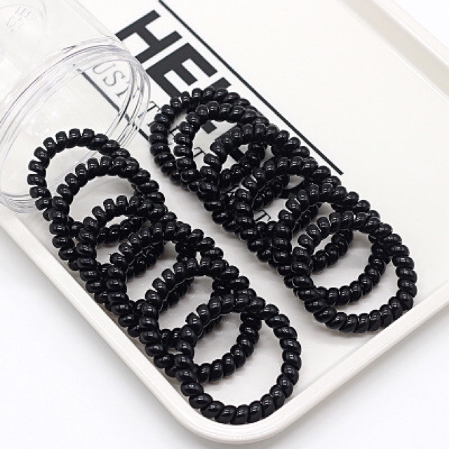 Dây buộc tóc chun lò xo:1 chiếc size to,nhiều mẫu