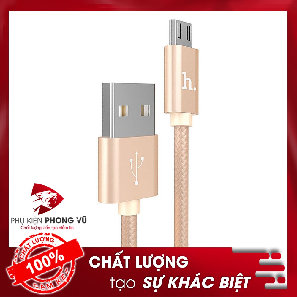 [Dây cáp sạc] - Sạc hoco micro - Samsung X2 loại 1m, 2m cao cấp hỗ trợ sạc nhanh