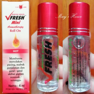 Dầu lăn tinh dầu thảo mộc VFRESH (4ml)