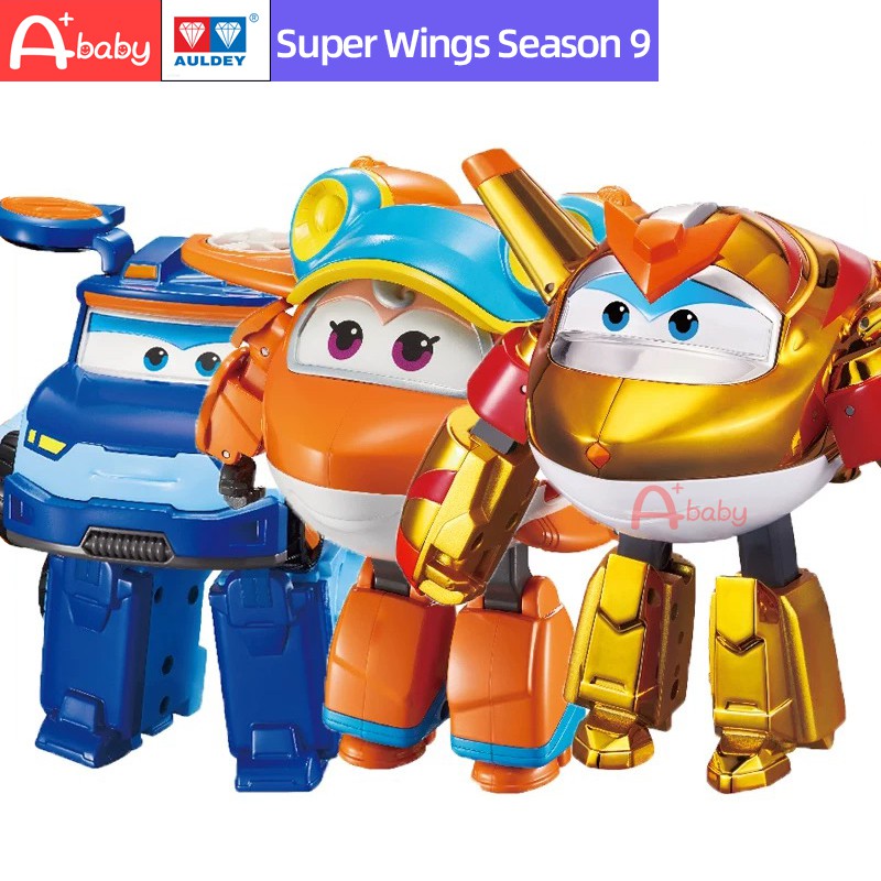 Super Wings New Mô hình đồ chơi robot biến hình mùa 9 cho trẻ em