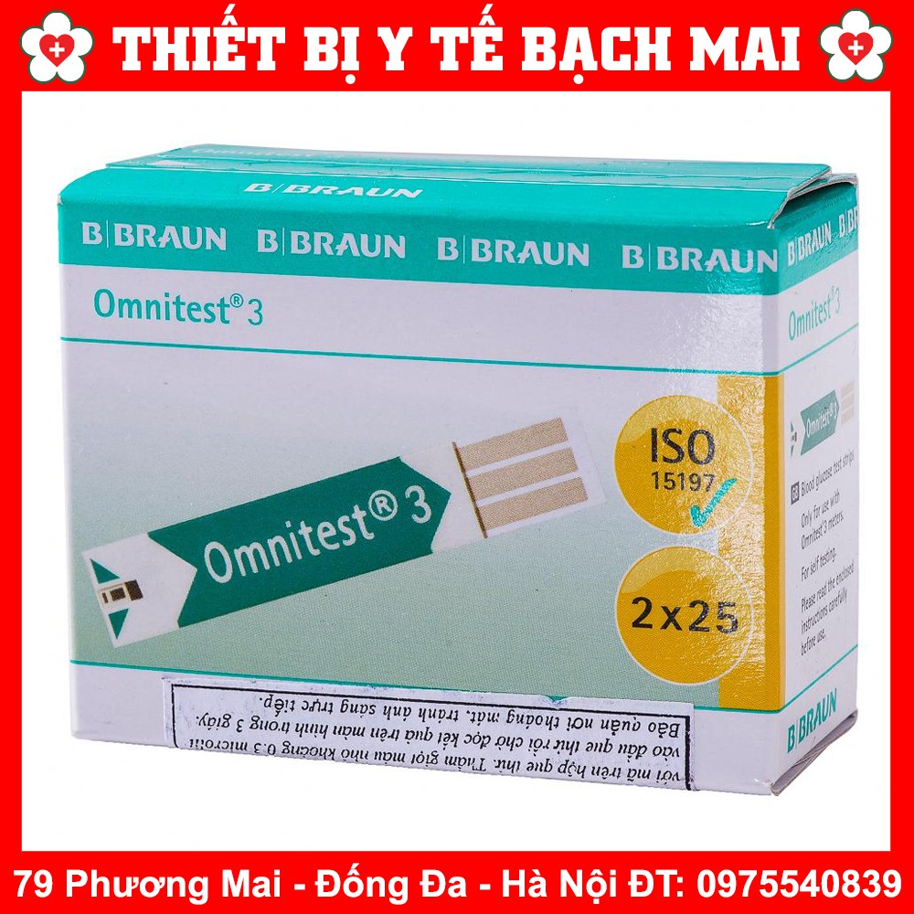 Que Thử Đường Huyết Omnitest 3