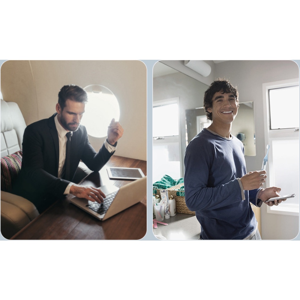 Bàn chải kết hợp tuýp đựng kem du lịch