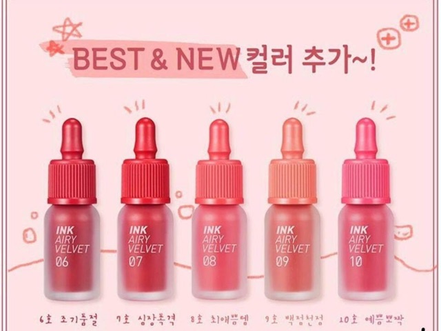 SON KEM LÌ PERIPARA INK AIRY VELVET NEW 2019