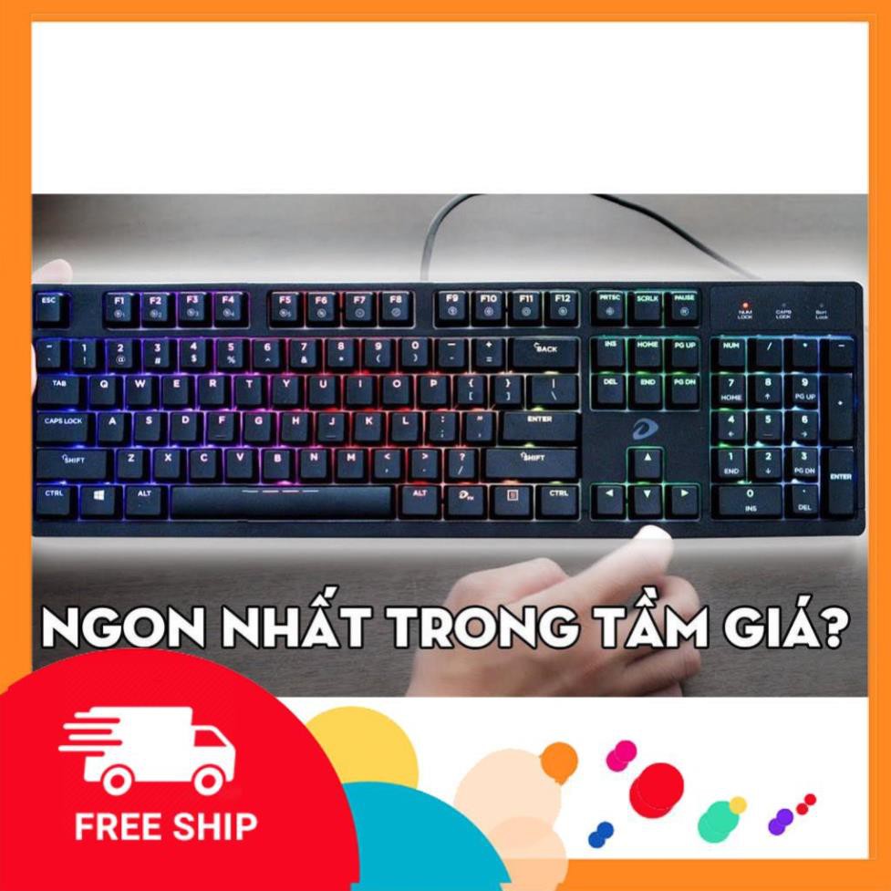 boroo97 (A534) Bàn phím cơ chơi game DareU DK1280 RGB