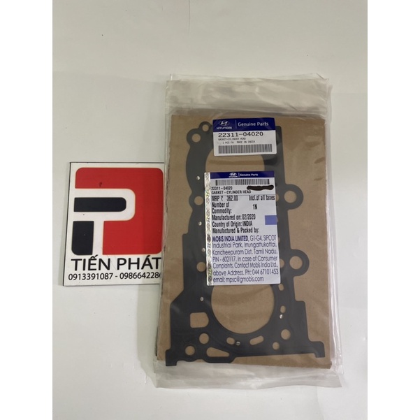 GIOĂNG MẶT MÁY THÉP 1.0 HYUNDAI I10 chính hãng