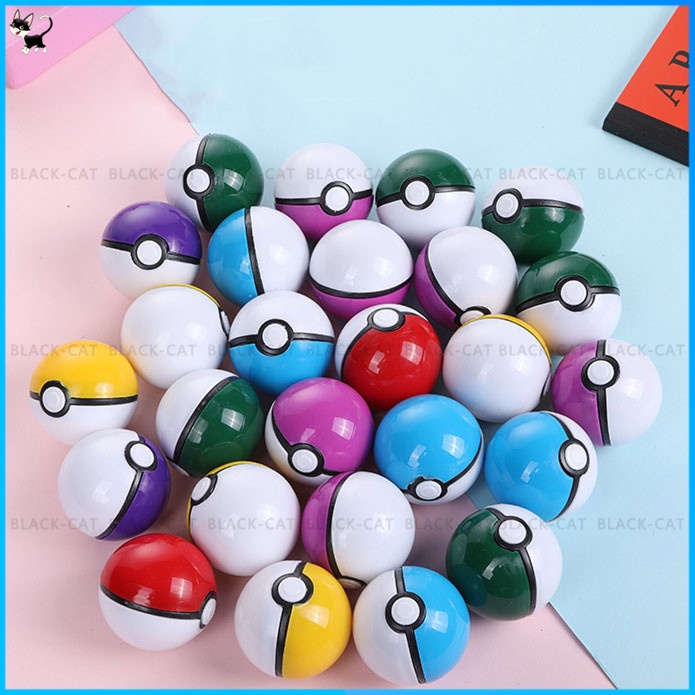 Mô Hình Quả Bóng Pokemon Mini Kèm Nhãn Dán Xinh Xắn