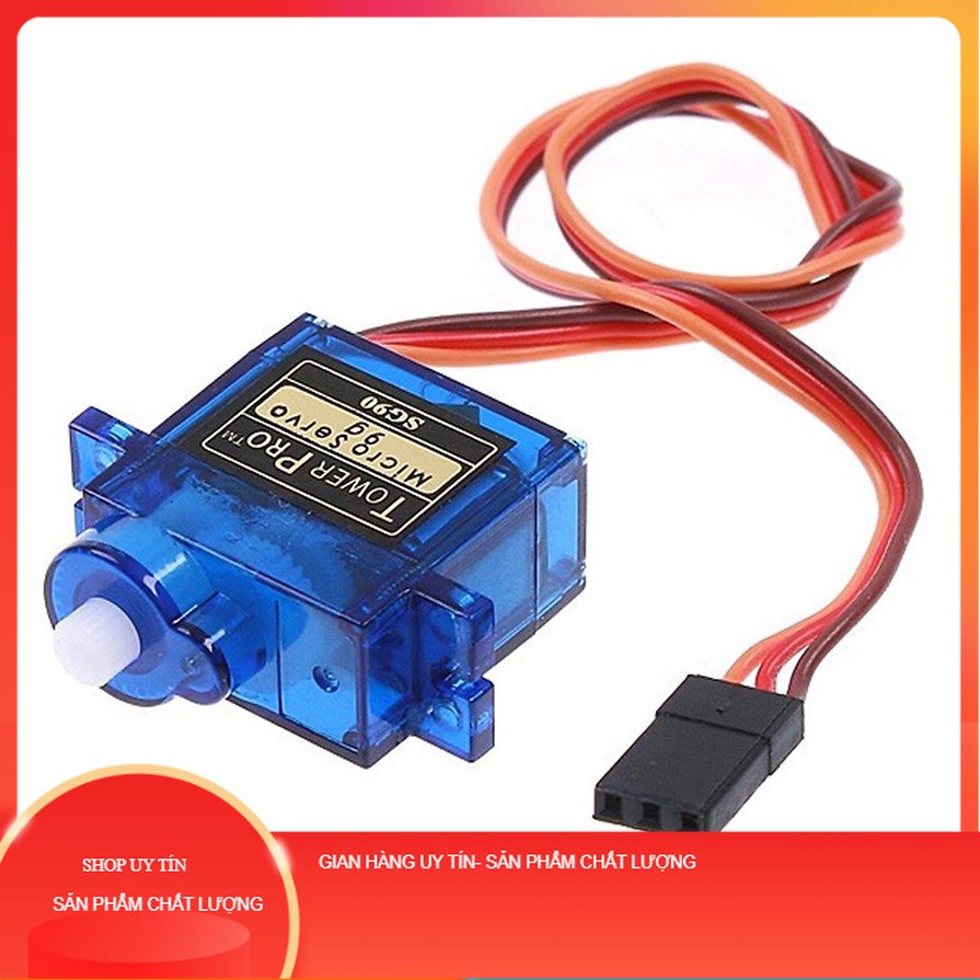 Động Cơ Servo SG90,Có  Góc Quay 180- 360 độ