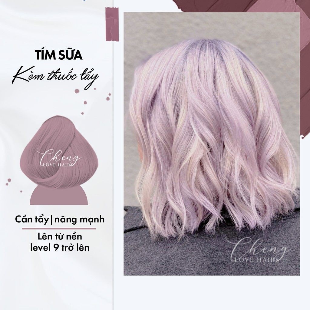 Thuốc nhuộm tóc TÍM SỮA