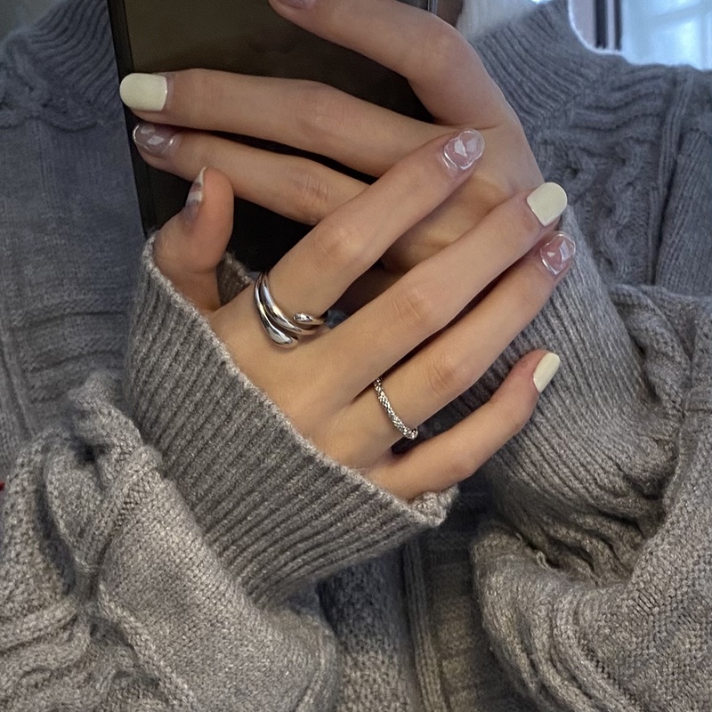 Nhẫn hở có thể điều chỉnh kích cỡ thời trang cho nữ