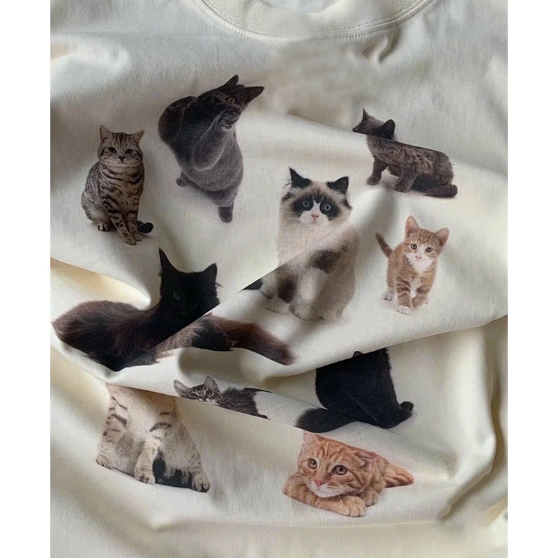 NRVP Áo thun tay ngắn cổ tròn bằng vải cotton 100% thời trang mùa hè dành cho nữ phong cách Hàn Quốc