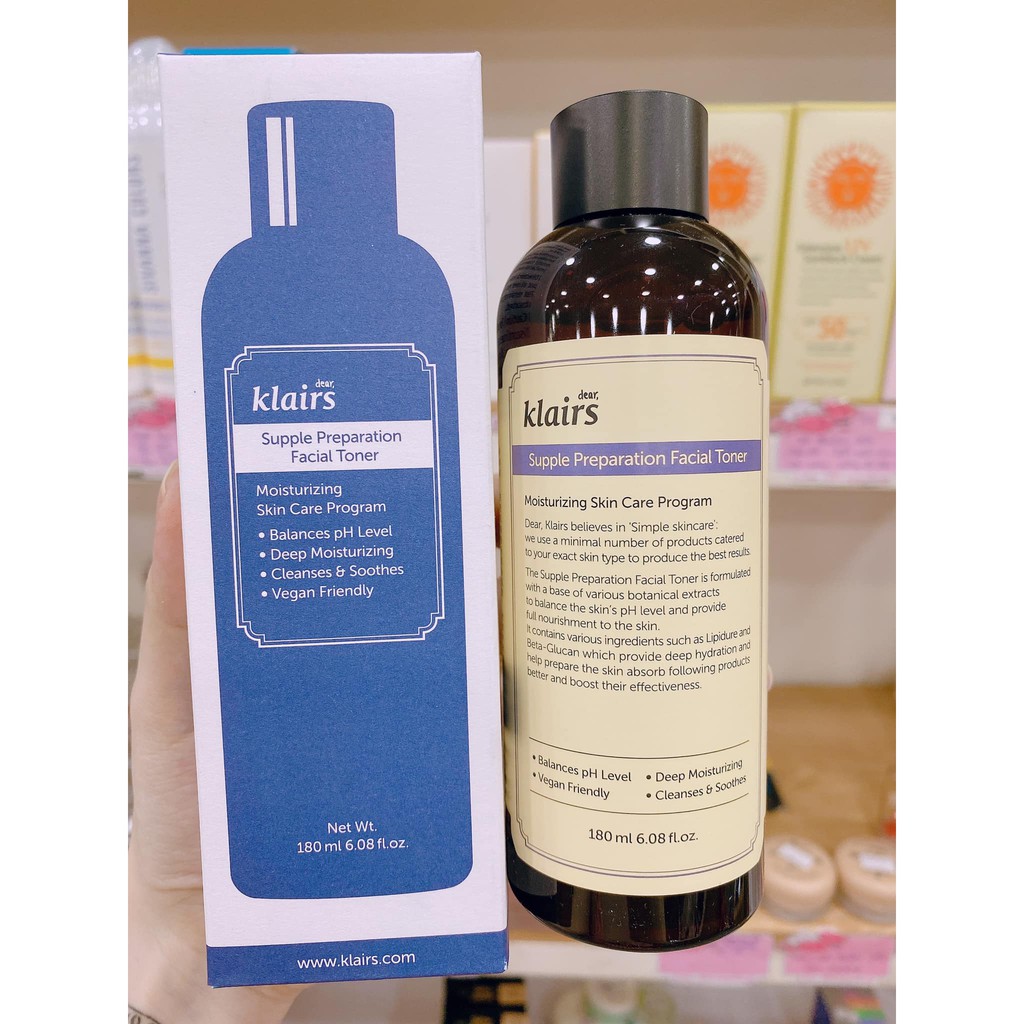 Nước hoa hồng toner Klairs Facial