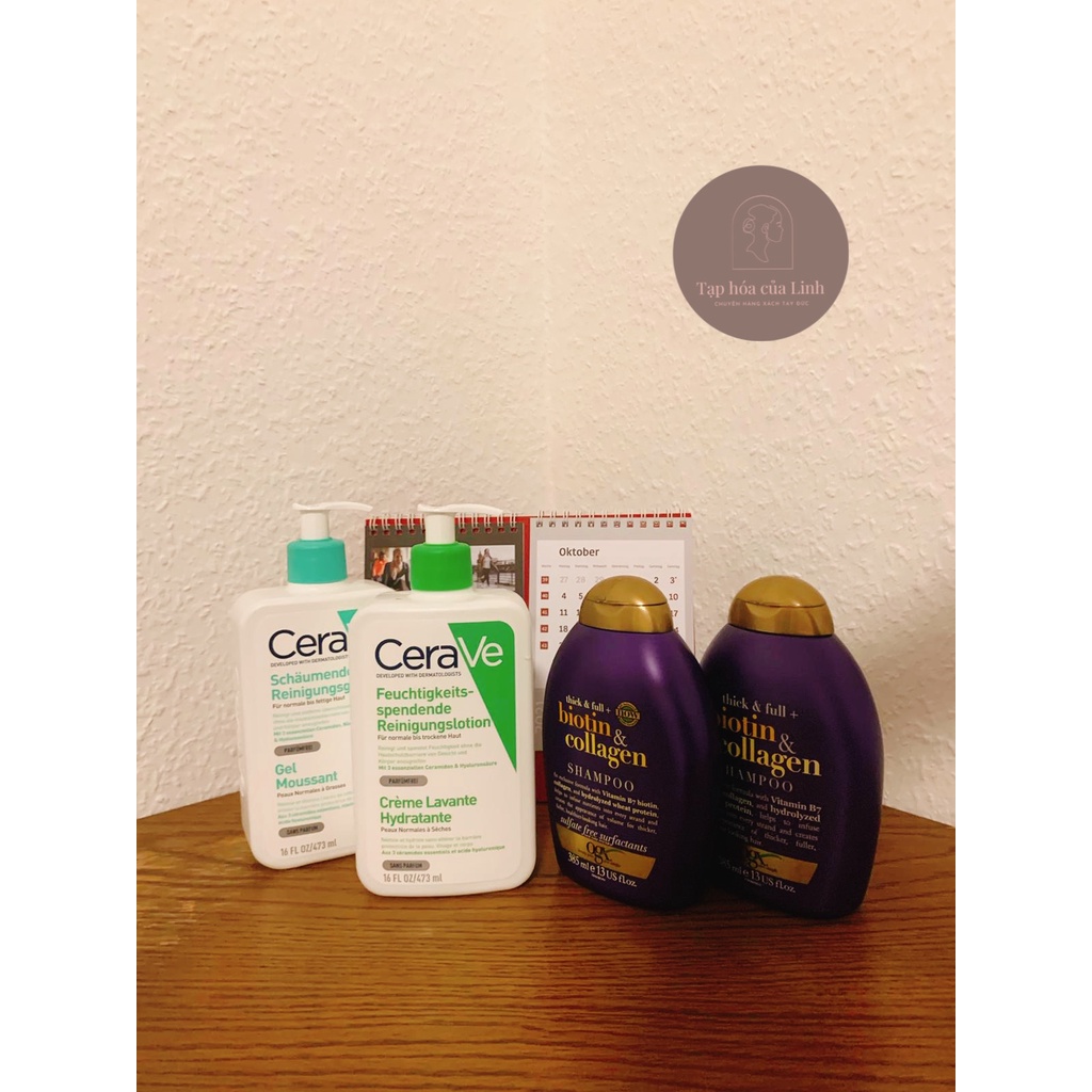 Sữa rửa mặt Careve cho da thường đến da dầu mụn Cerave Foaming Facial Cleanser 473ml ( bản #Đức 🇩🇪)