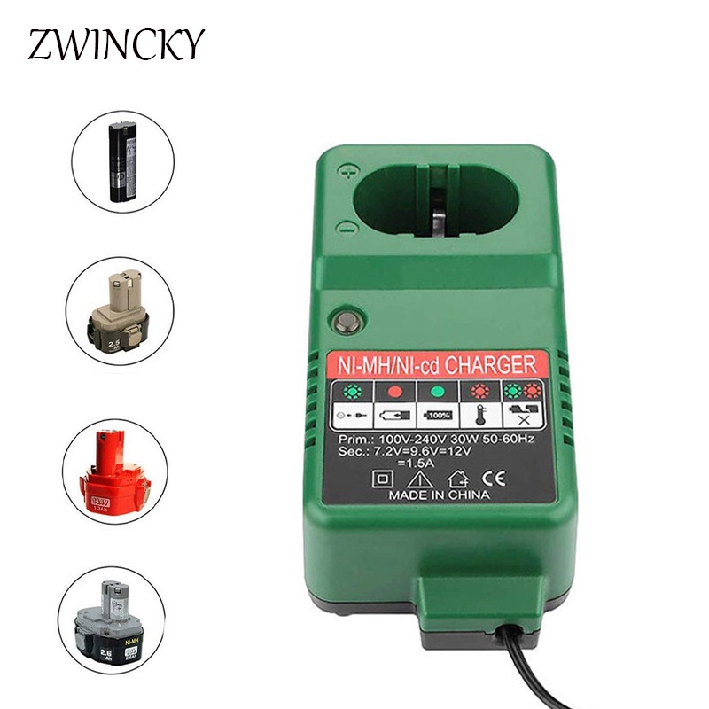Bộ Sạc Pin Thay Thế 7.2V-18V Cho Pin Máy Khoan makita 12V 9.6V 7.2V 14.4V 18V Ni-Cd / Ni-Mh