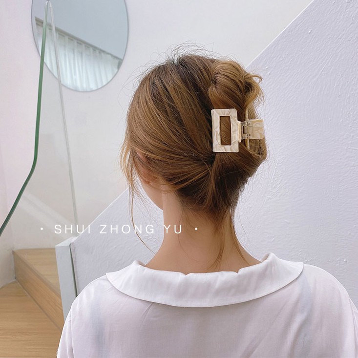Kẹp Tóc Kiểu Dáng Đơn Giản Phong Cách Hàn Quốc Cho Nữ