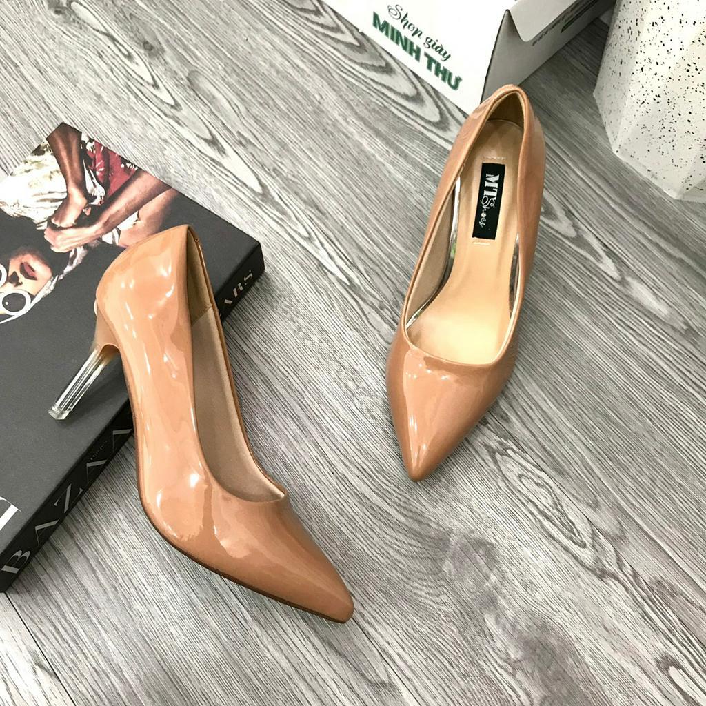 [shop giay minh thu]Giày cao gót mũi nhọn 7cm MT646