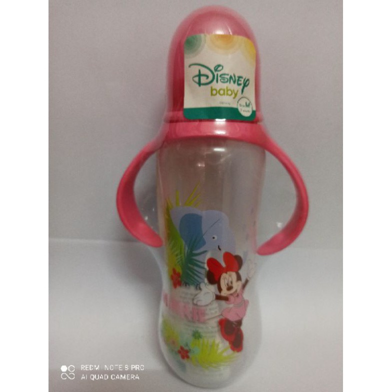 Bình sữa có tay cầm Disney Baby không BPA dành cho bé trên 3 tháng 250ML/8OZ