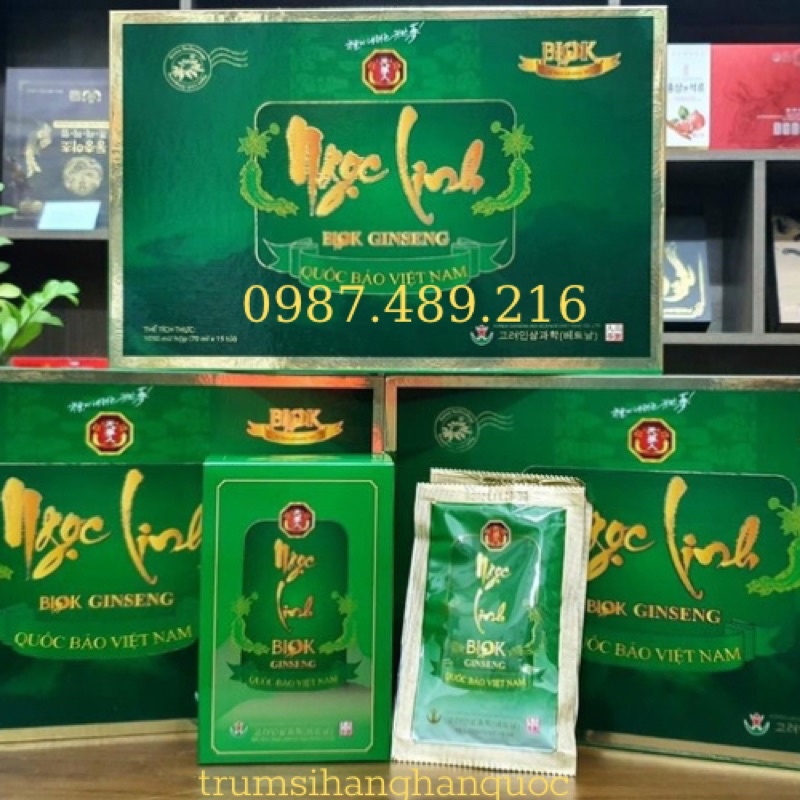 [Freeship Extra] Sâm Ngọc Linh Biok - Quốc Bảo Việt Nam - Xách 15 Gói