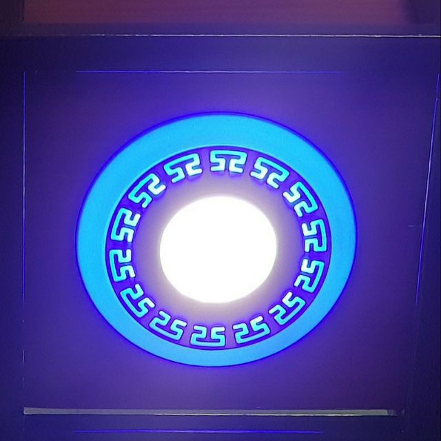 Đèn LED ÂM TRẦN VIỀN MÀU 3 chế độ 3W+3W