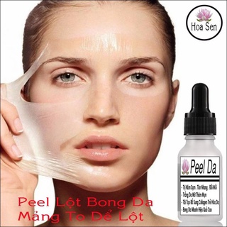 Peel thay da bong lột mảng to mờ thâm nám hoa sen 10ml