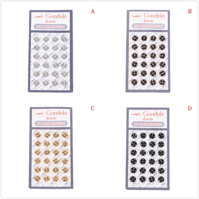 Bộ 24 Nút Mini Cho Quần Áo Búp Bê Tỉ Lệ 1 / 6