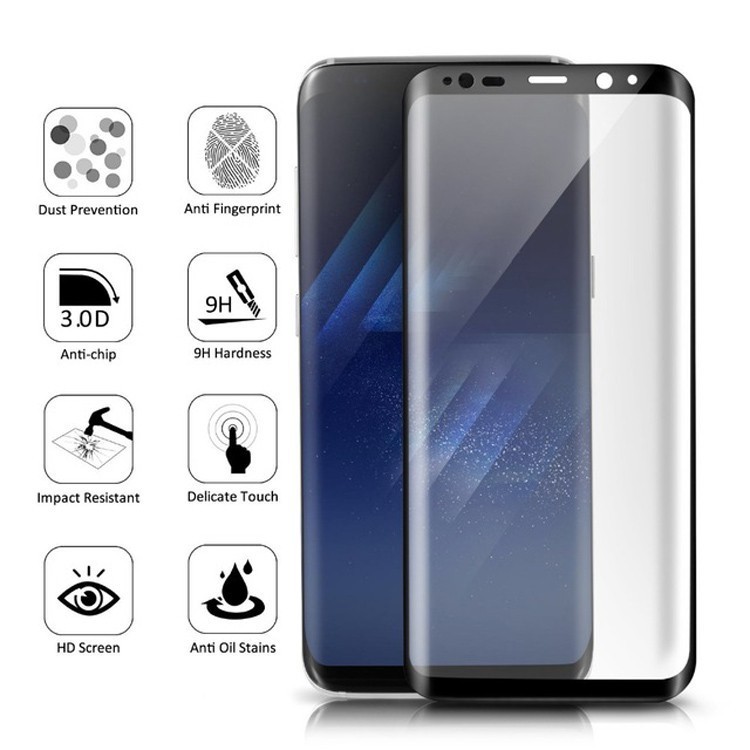 Full screen tempered glass for Samsung S8 S8 Plus 9H
