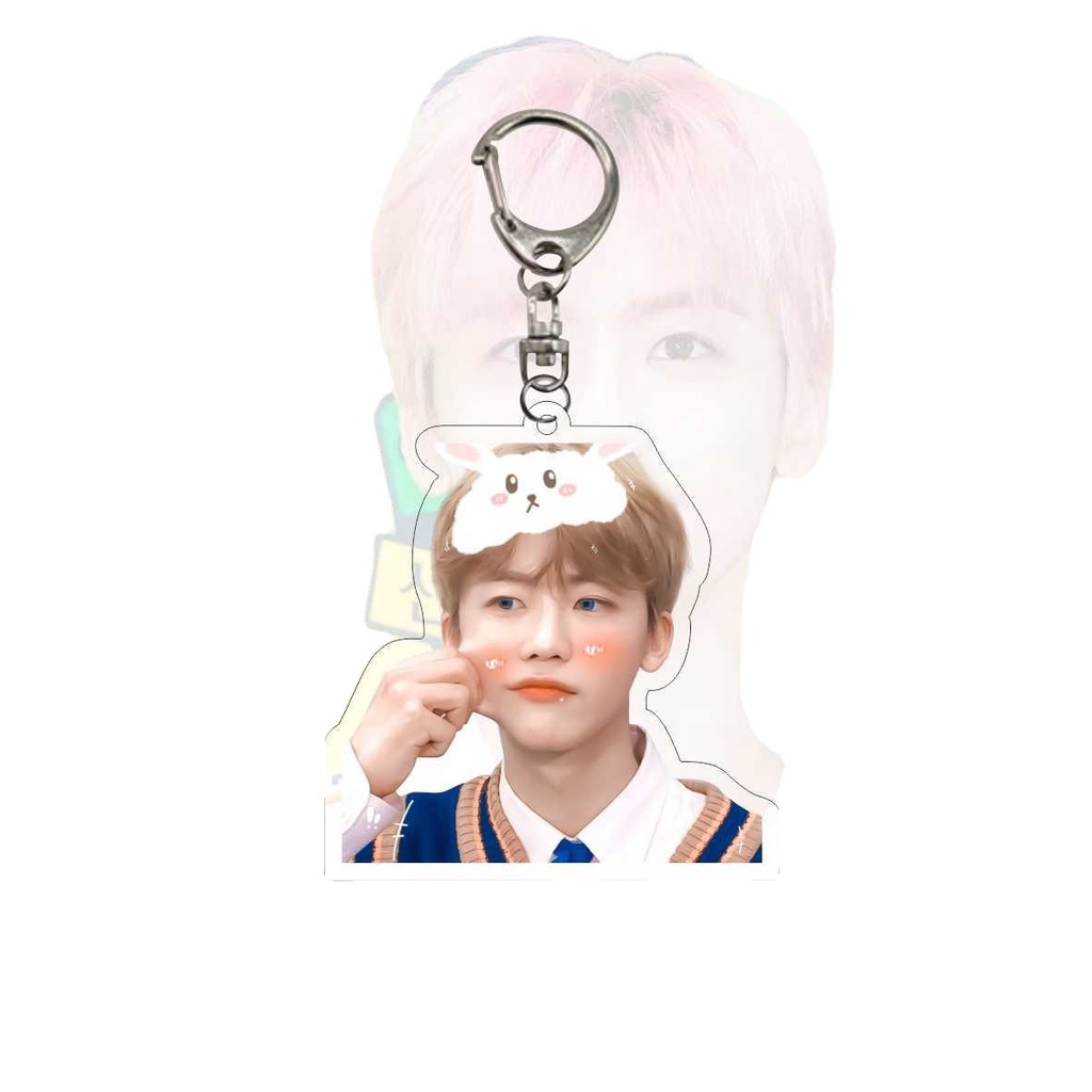 Móc Khóa Acrylic Hai Mặt Hình Thành Viên Nhóm Nhạc NCT