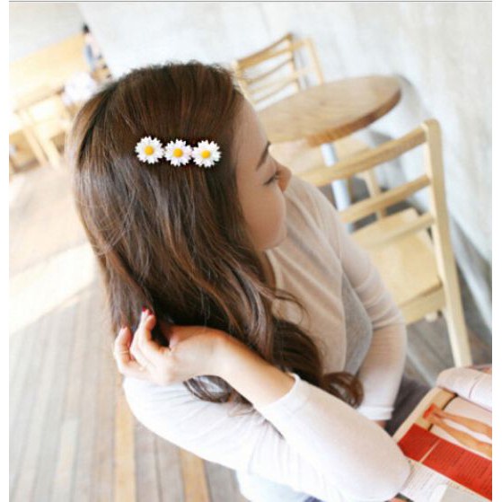 Buộc Tóc - Cài Tóc Hoa Cúc Hàn Quốc    Clovershop68