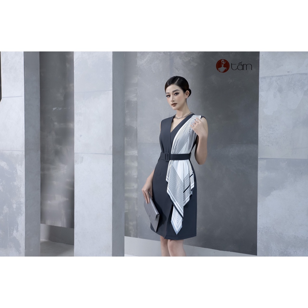 Váy vest công sở dáng chữ A cao cấp