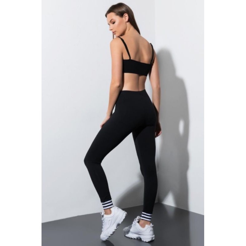 Quần leggin trơn logo M@LB hàng chuẩn loại 1:1