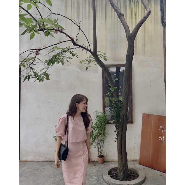 LILLIE | Set váy hồng