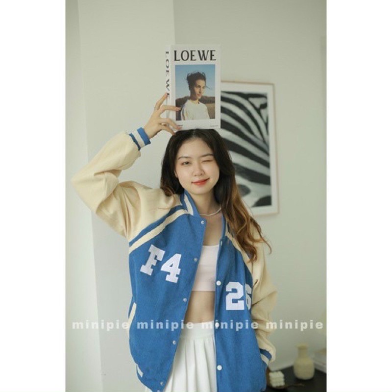 Áo khoác BOMBER nữ Hàn Quốc tăm nhung mềm cao cấp Áo khoác nhung