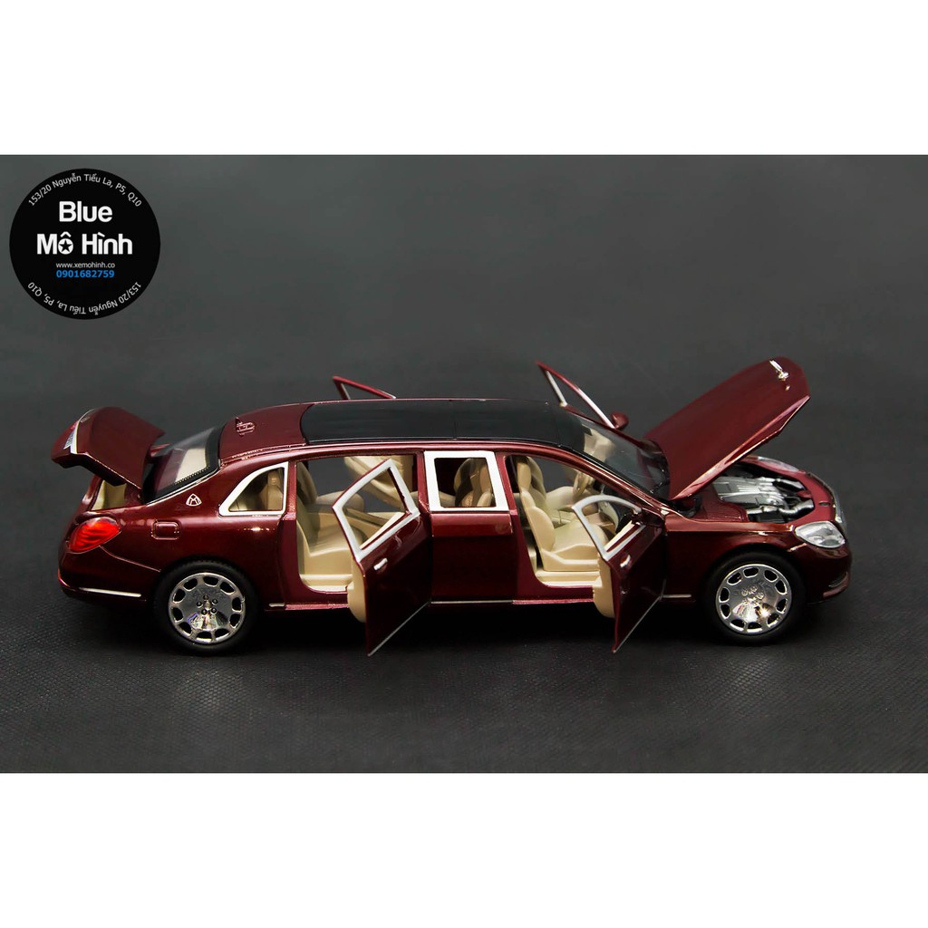 Blue mô hình | Xe mô hình Mercedes S600 Pullman tỷ lệ 1:24