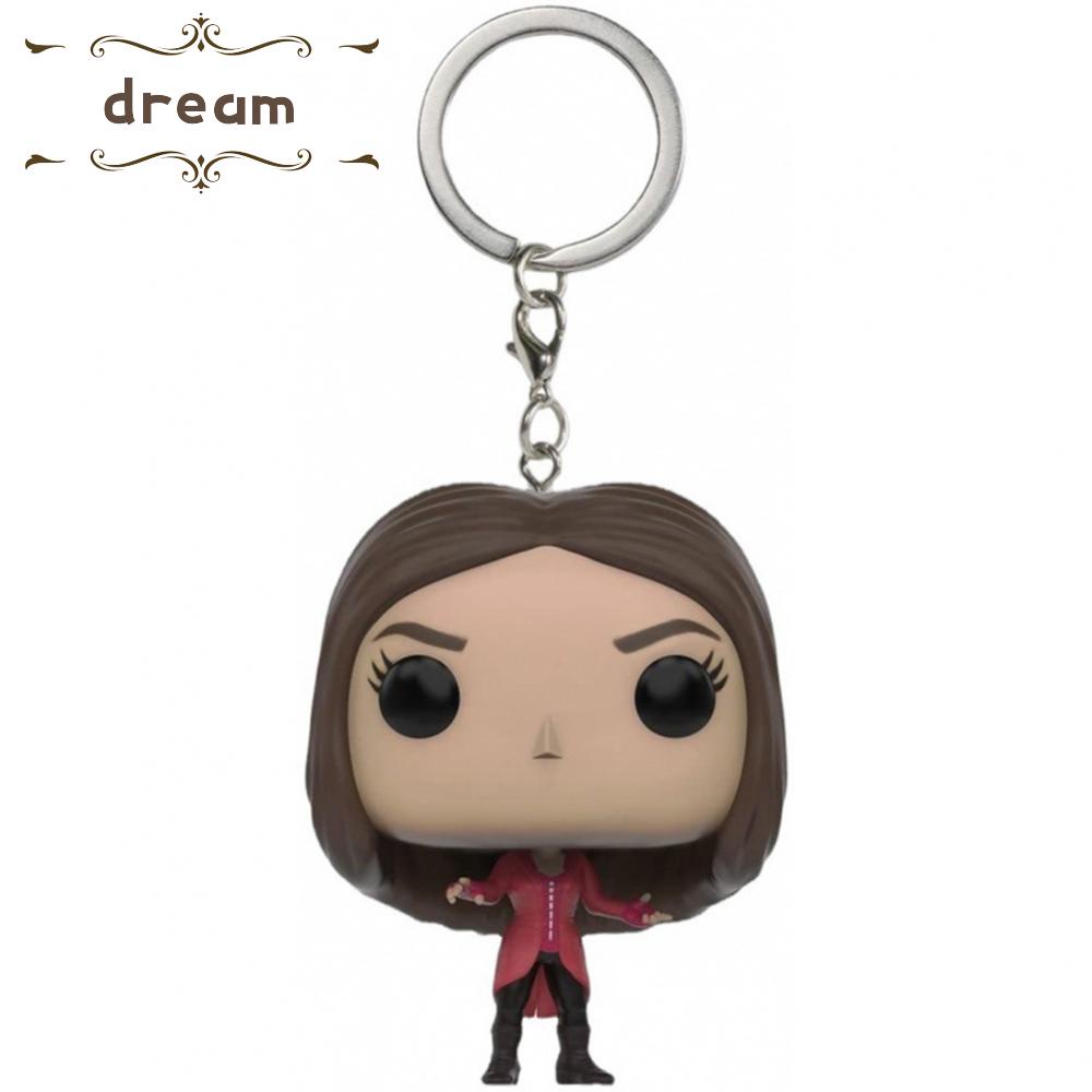 【DREAMLIFE】Funko Pop! Marvel: WandaVision - Witch Wanda Vinyl Figure Keychain Pendant Figure Model