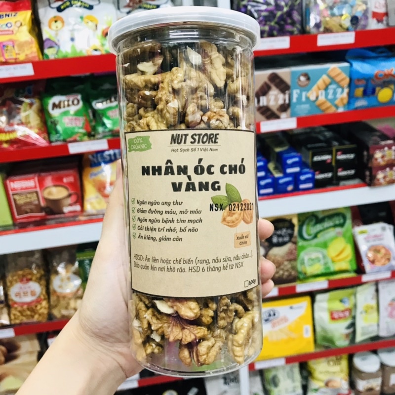 Nhân óc chó vàng Nut Store 400g