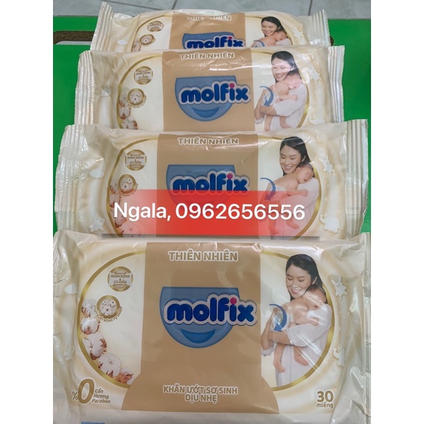 Khăn ướt Molfix gói 30 tờ