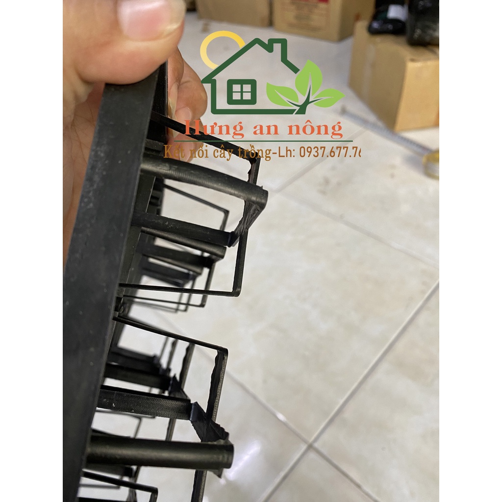 KCNOVL3 - Sét 5 khay chữ nhật 24/32 Ô dùng chứa chậu ươm trồng sen đá xương rồng cây giống