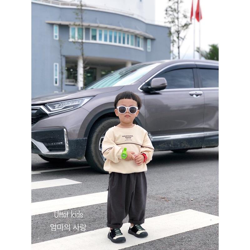 ÁO SWEATER DÀNH CHO BÉ GÁI VÀ BÉ TRAI PHONG CÁCH HÀN QUỐC 505 FORM NHỎ