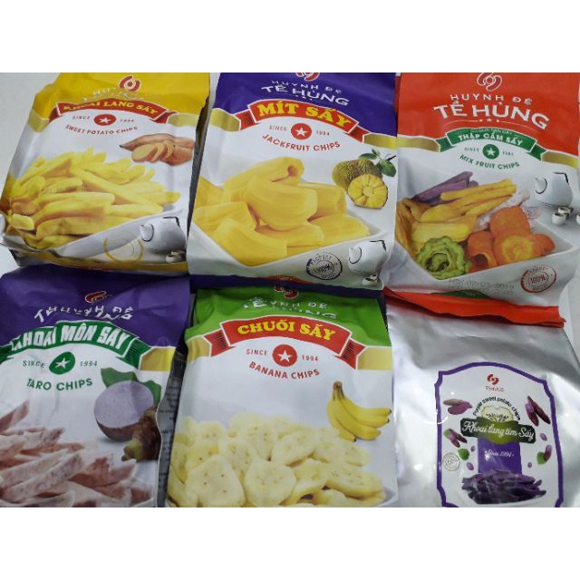 Trái cây sấy Tề Hùng gói 500gr