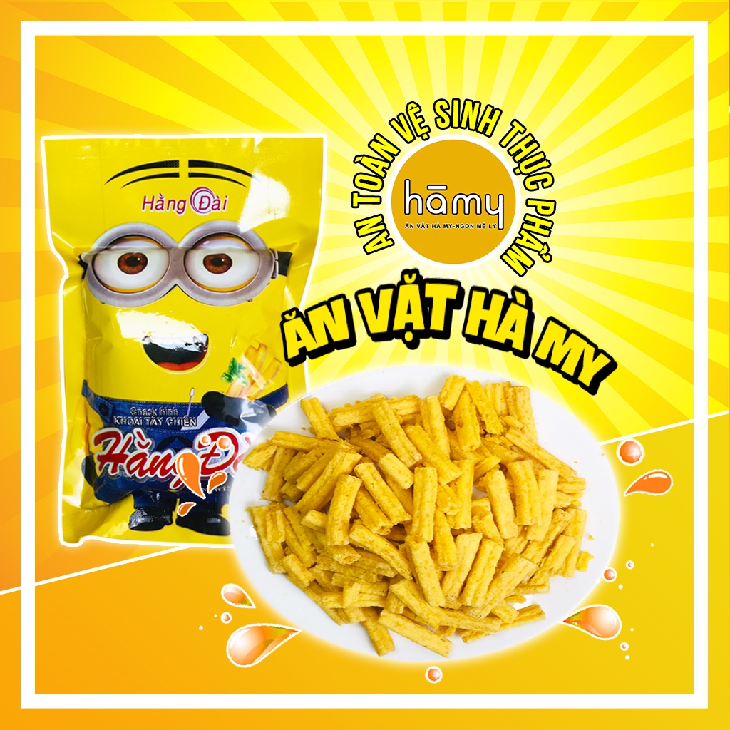Snack khoai tây chiên minion đồ ăn vặt Hà My