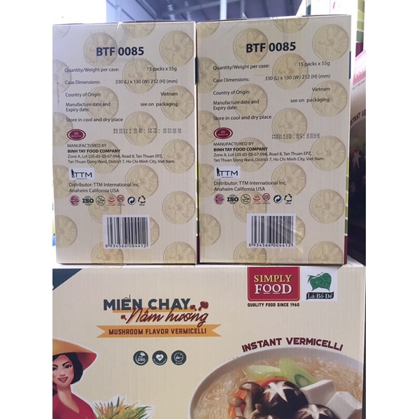 Miến Chay Nấm  Hương Gói - SIMPLYFOOD