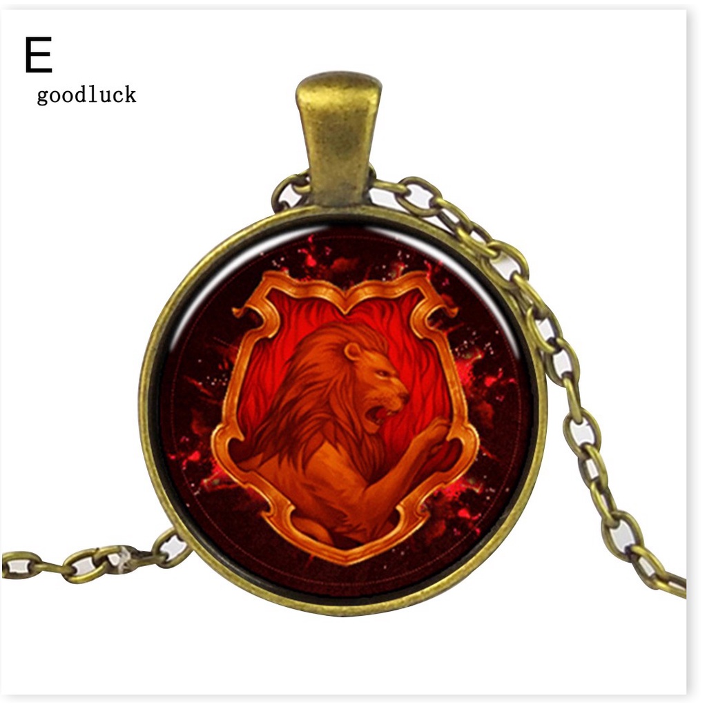 Dây chuyền hợp kim phối mặt phong cách Vintage chủ đề phim Harry Potter