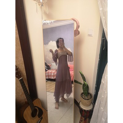 freeship-Đầm dự tiệc cổ vuông kiểu tay áo xẻ tà cho nữ(hàng order) | BigBuy360 - bigbuy360.vn